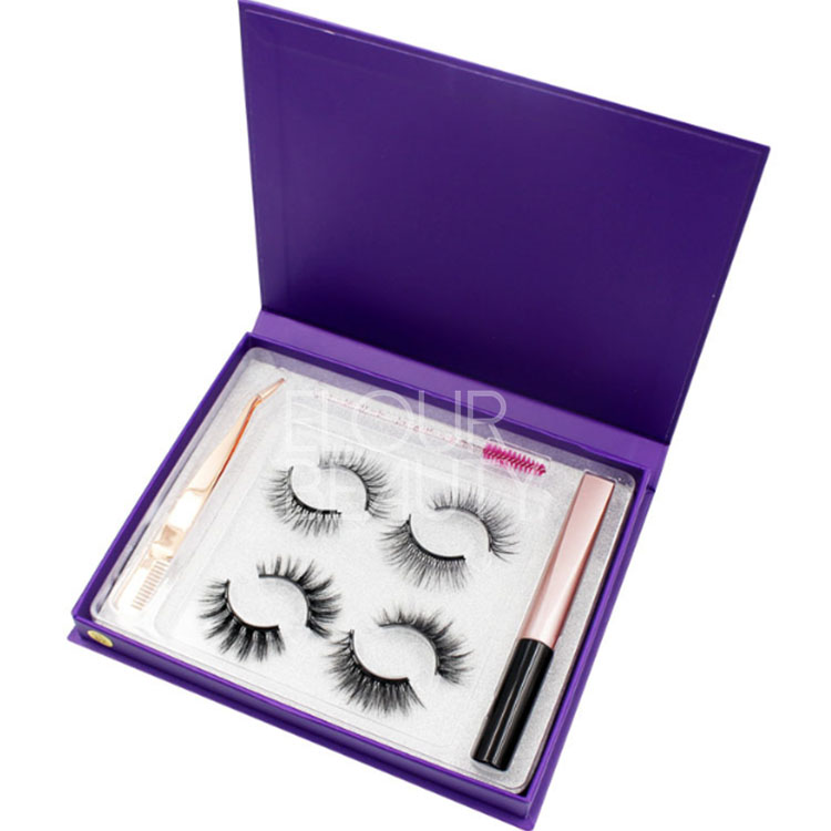 2023 new lightweight 6magnets 4pairs pack luxury faux mink magnetic lashes private label EN03